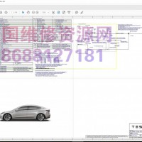 2018款特斯拉 3 Tesla Model 3原厂全车电路图