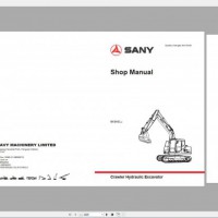 三一215C SY215C 系列SANY履带式液压挖掘机SY215C车间手册维修手册