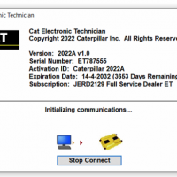2022年最新CAT ET 2022A 卡特挖掘机卡车发动机发电机组诊断与编程软件