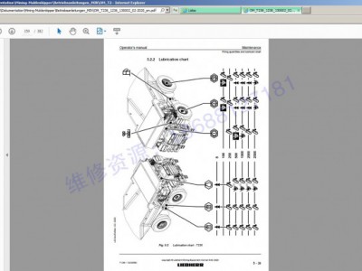 2022年力勃海尔矿山挖掘机-卡车配件目录维修手册图3