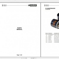 Ausa叉车零件手册零件图册电子配件目录