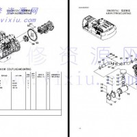 柳工液压挖掘机CLG920D CLG922D零件手册零件图册中英双译