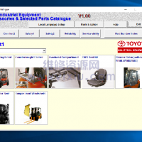 2020年丰田叉车铲车等工业设备电子配件目录零件号查询系统Toyota EPC