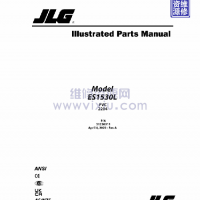 JLG高架工作平台操作员服务维修车间手册零件手册