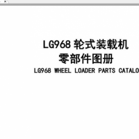 山东临工SDLG LG968轮式装载机零件手册