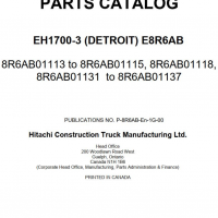 底特律配件目录零件手册 Detroit EH1700-3E8R6AB资料