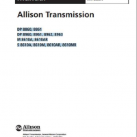 艾利森变速箱DP 8000系列非公路维修手册Allison Transmission DP 8000