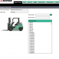 2023年5月三菱叉车配件目录美国地区 Mitsubishi Forklift Trucks MCFA USA EPC