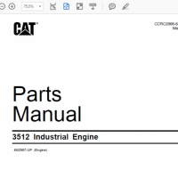 卡特彼勒工业发动机3512零件手册配件图册电子目录