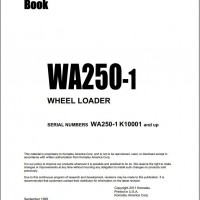 小松轮式装载机WA250-1零件手册 零件图册Komatsu Wheel Loader WA250-1 Part Book