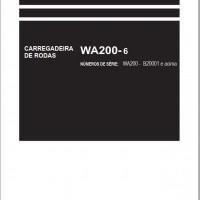 小松轮式装载机WA200-6车间手册维修手册