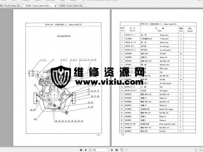 2024年1月徐工起重想零件手册 零件图册2024年1月徐工起重机零件手册 零件图册 XCMG PARTS BOOK图2