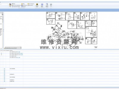 2024年9月VOLVO PROSIS沃尔沃工程机械软管油管尺寸配方配件图图2