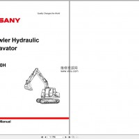 三一挖掘机SY330H维修手册书本Sany Excavator SY330H Repair Manual