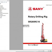 ​三一旋挖钻机SR285RC10维修手册电路图2023款Sany Rotary Drilling Rig SR285RC10 Service Manual 2023
